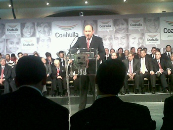 Lic. Rubén Moreira, gobernador constitucional de Coahuila de Zaragoza