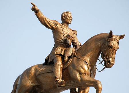 Estatua equestre del General Ignacio Zaragoza (Créditos imagen: Sukoso)
