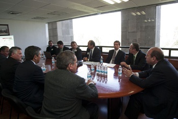diputados federales del PRI con directores de tecnológicos de Coahuila