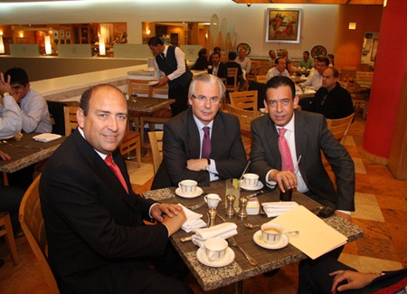 Rubén Moreira, Humberto Moreira y Baltazar Garzón.