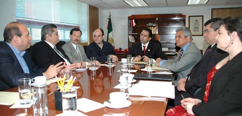 Se reúnen funcionarios coahuilenses con el secretario del trabajo, Javier Lozano Alarcón