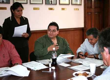 Juan Andrés Arredondo Sibaja, síndico municipal.