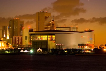 El American Airlines Arena, un emblemático estadio y centro de espectáculos de la Ciudad de Miami, y una de las muchas construcciones de Odebrecht en Estados Unidos