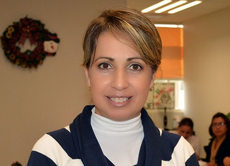 Claudia Terrazas Rugerio, Directora del Sistema DIF Acuña.
