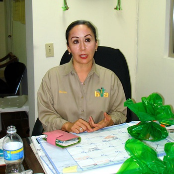 Marisa Faz de Valdés, directora del Banco Internacional de Alimentos de Ciudad Acuña, Coah.