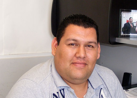 Juan Carlos Mendoza Lerma, titular de la Dirección de Atención a la Juventud de Acuña.