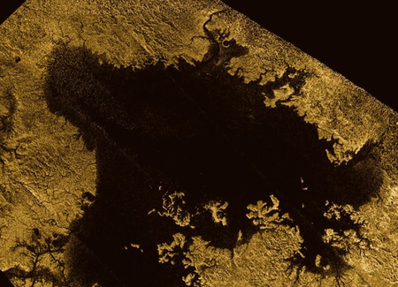 Ligeia Mare (cortesía de la ESA).