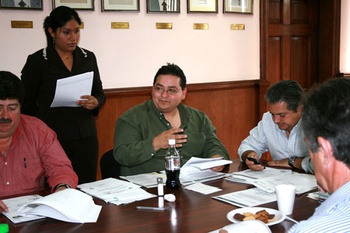 Juan Andrés Arredondo Sibaja, síndico municipal.