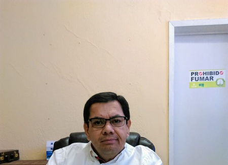 Dr. Guillermo Herrera Téllez, Jefe de la Jurisdicción Sanitaria 02 de la Secretaria de Salud de  Coahuila.