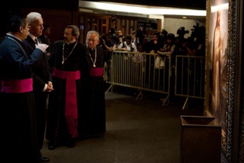  Vice President Joe Biden with clergy during his visit to the Basilica of Our Lady of Guadalupe, in Mexico City, Mexico, March 5, 2012. (Official White House Photo by David Lienemann)