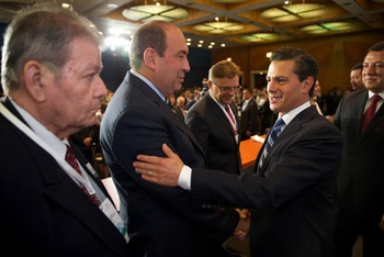 Esta semana que concluyó, el Gobernador Rubén Moreira Valdez acompañó al Presidente Enrique Peña en la inauguración del XIX Asamblea de la FIO. 