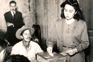 Foto: 64° aniversario del voto de la mujer en una elección federal en México.