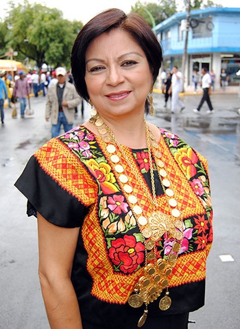 Blanca Marcela Saucedo Robles, administradora de la Casa de la Cultura.