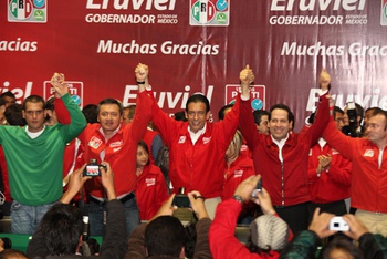 Humberto Moreira, Eruviel Avila, Jorge Emilio González, Luis Videgaray 