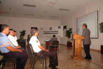 Imparte SSP Federal conferencia en Piedras Negras, a elementos de la policía preventiva municipal