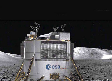 Un aterrizador lunar autónomo capaz de transportar carga y material logístico incrementaría notablemente las oportunidades de exploración de la superficie lunar [Créditos: ESA]