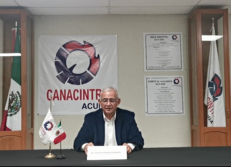 Ing Trinidad Herrera Presiddente de Canacintra Acuña