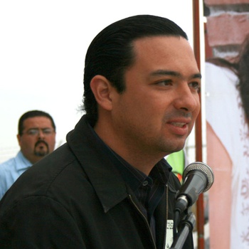 Emilio de Hoyos Montemayor, director de ecología municipal, en Acuña, Coahuila.
