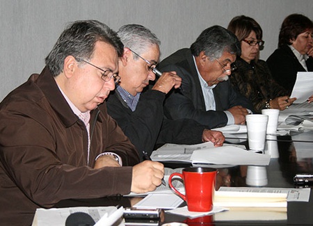 Cabildo de Acuña, en la segunda sesión ordinaria de diciembre 2010.