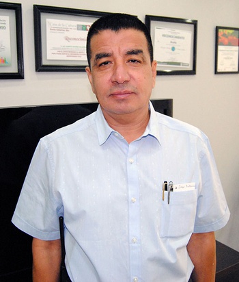 El director de protección civil de Acuña, Jorge Vázquez Reveles.