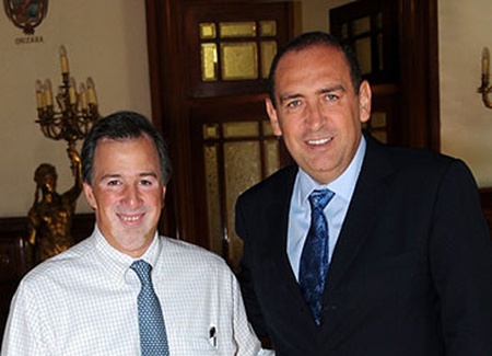 El Gobernador Rubén Moreira sostuvo un encuentro de trabajo con el Secretario de Hacienda, José Antonio Meade Kuribreña.