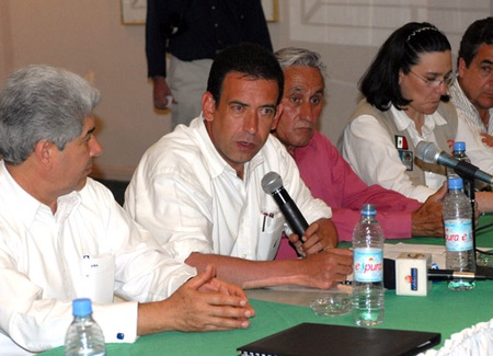 Preside la Secretaría de Gobernación reunión con el gobernador Humberto Moreira y el alcalde Chuy Mario Flores