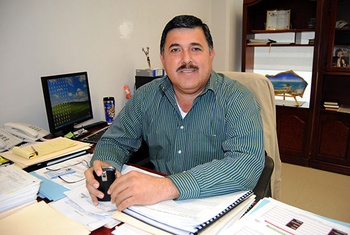Manuel Menchaca Flores,  enlace local de Oportunidades.