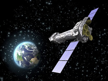 Impresión artística de la sonda XMM-Newton (Foto: Cortesía ESA)