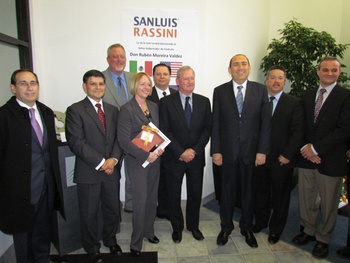 Con directivos de San Luis Rassini. Presente el Presidente y CEO Robert Anderson.