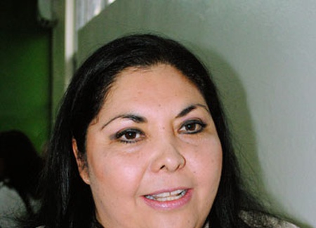 Profesora Martha Loera Arámbula, coordinadora general del Movimiento Nacional de Mujeres de la CNOP.