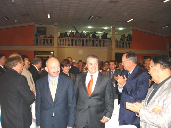 Primer informe de gobierno del alcalde Evaristo Lenin Pérez