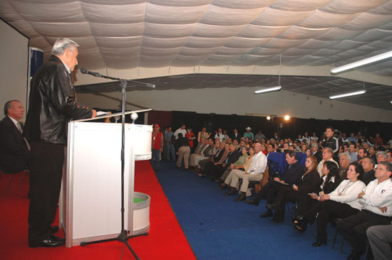 INAUGURAN  EXPO ENLACE INDUSTRIAL CANACINTRA 2007 EN PIEDRAS NEGRAS, COAHUILA 