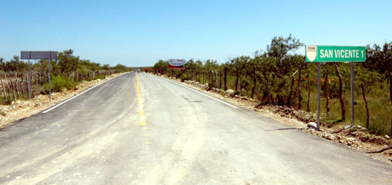 Iniciarán trabajos de pavimentación en 12 kilómetros más del camino La Muralla-Cristales-El Orégano en Jiménez
