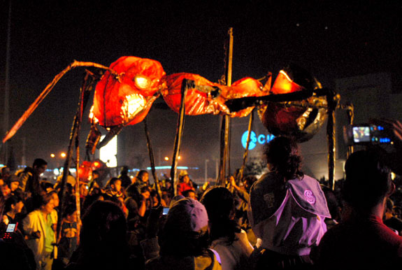 Presentó Festival Artístico Coahuila 2008 espectáculo "Insectes" con gran aceptación del público saltillense