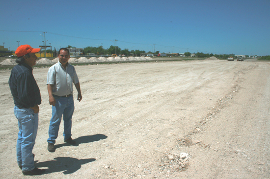 Al veinte por ciento los trabajos de terracería de la nueva presidencia de ciudad Acuña