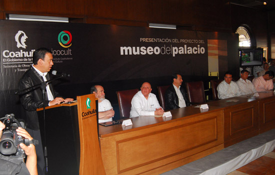 Presenta el gobernador Humberto Moreira El proyecto del Museo del Palacio