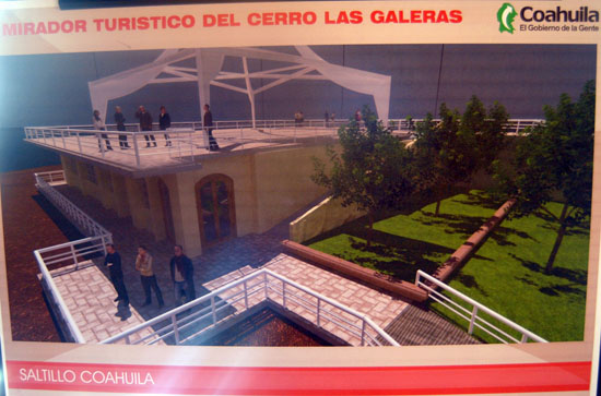 Anuncia el gobernador Humberto Moreira construcción del Mirador Turístico del Cerro de las Galeras
