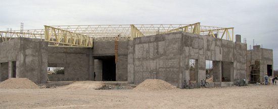 Avanza construcción de moderna Infoteca en Ciudad Acuña