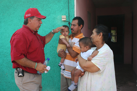 Visitó el candidado del PRI Alberto Aguirre a la clase trabajadora de ciudad Acuña 