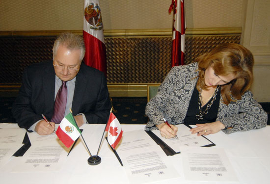 Estrechan lazos de cooperación y de amistad Coahuila y Ontario, Canadá 