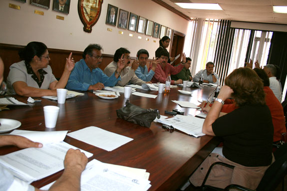 Celebraron en Acuña tercera sesión ordinaria de cabildo del 2009