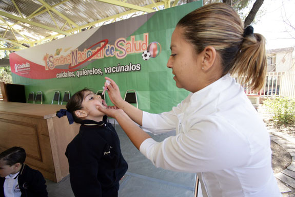 Primera Semana Nacional de Salud del 2009 en Coahuila
