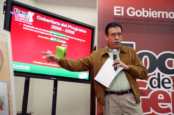 Anuncia HMV programa “Focos de la Gente - Coahuila con Energía”