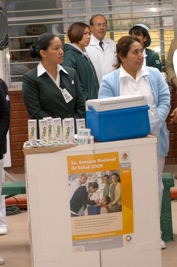 Cobertura de casi un 98 por ciento en la Primera Semana Nacional de Salud en Coahuila
