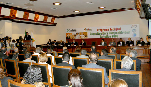 Inicia Humberto Moreira Programa Integral de Capacitación y Competitividad Turística 2009
