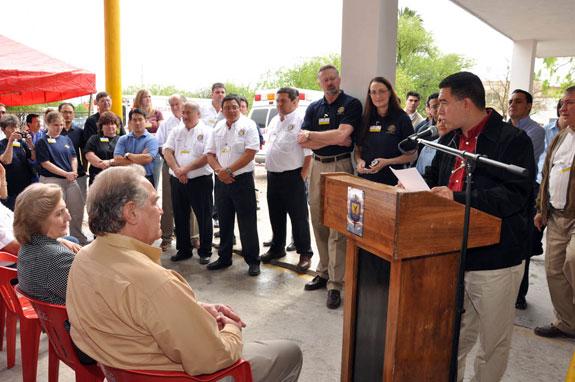 Reconoce alcalde Raúl Vela Erhard trabajo del Club Rotario poniente de Piedras Negras