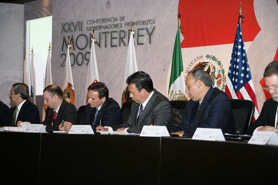 Asiste el gobernador Humberto Moreira Valdés a la XXVII Conferencia de Gobernadores Fronterizos 