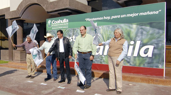 “Coahuila es el tercer estado del país con mayor reforestación” Humberto Moreira