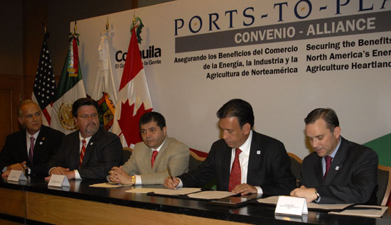 Coahuila incorporado al proyecto trasnacional Ports to Plains 