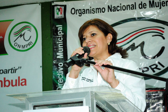 Adriana Ramírez Pacheco, secretaria del Comité Municipal del PRI.